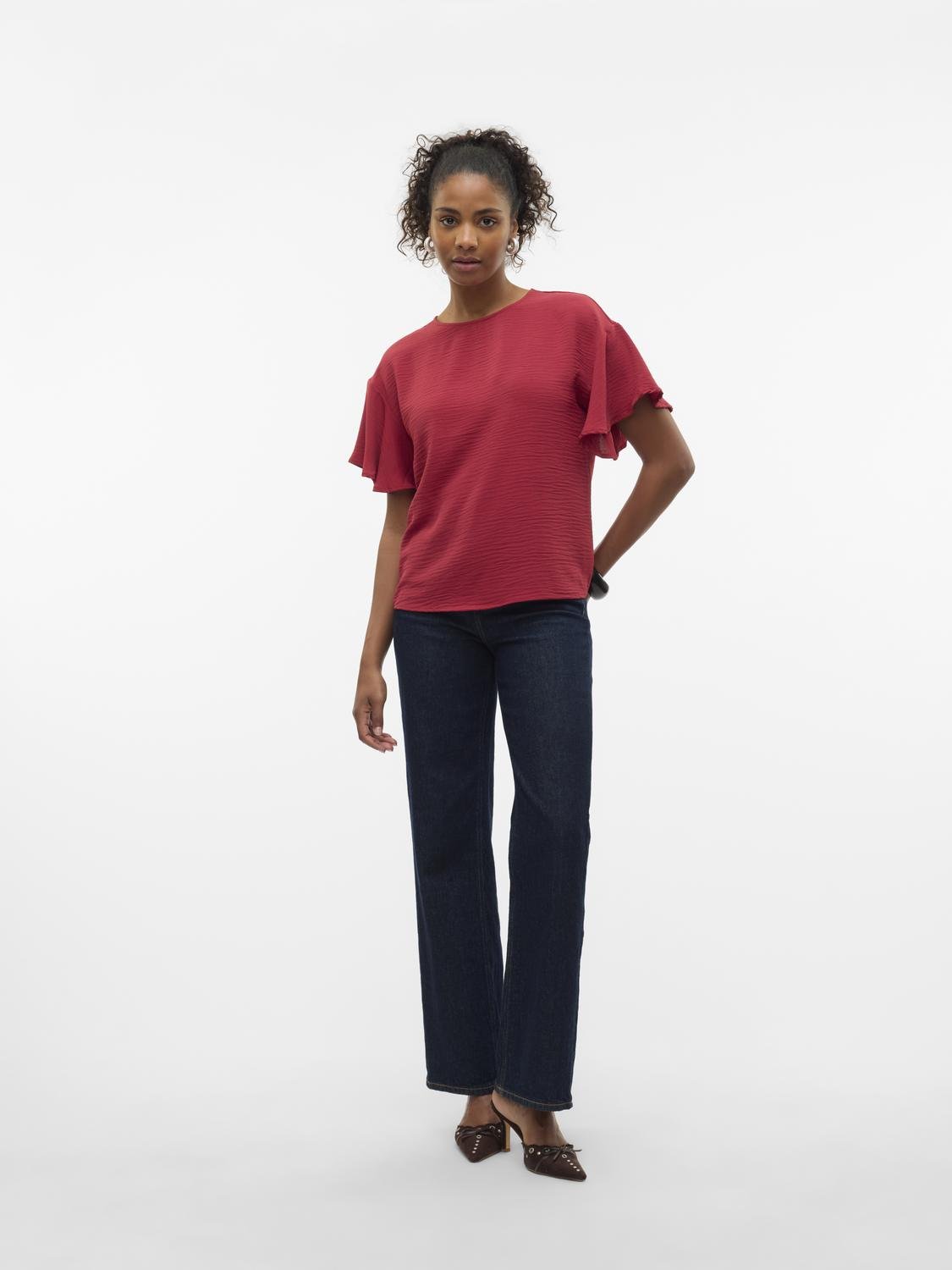 VMALVA Top - Karanda Red - VERO MODA & VILA Bergvik